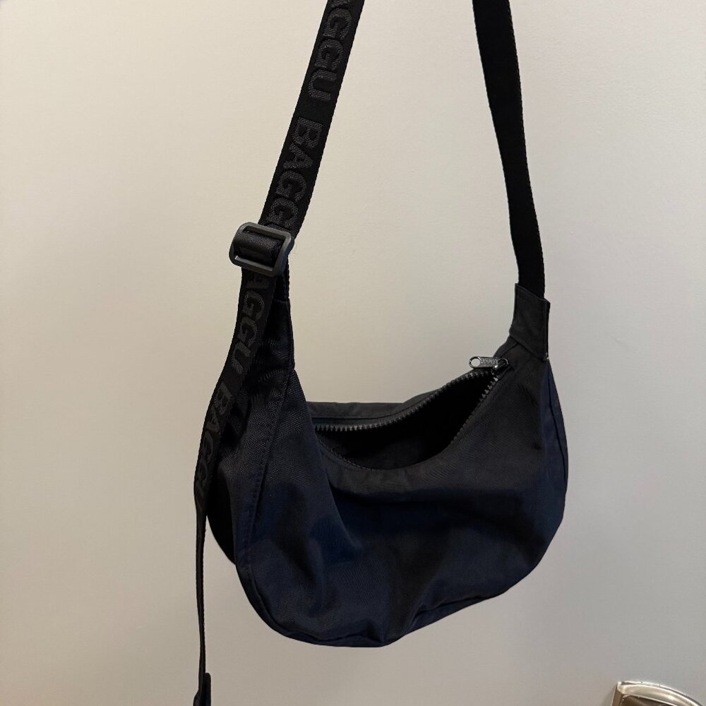Baggu Small Black Crescent Bag